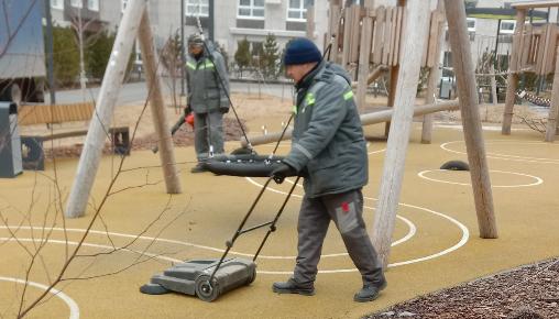 Результаты благоустройства в ЖК «Атмосфера» за апрель 2025