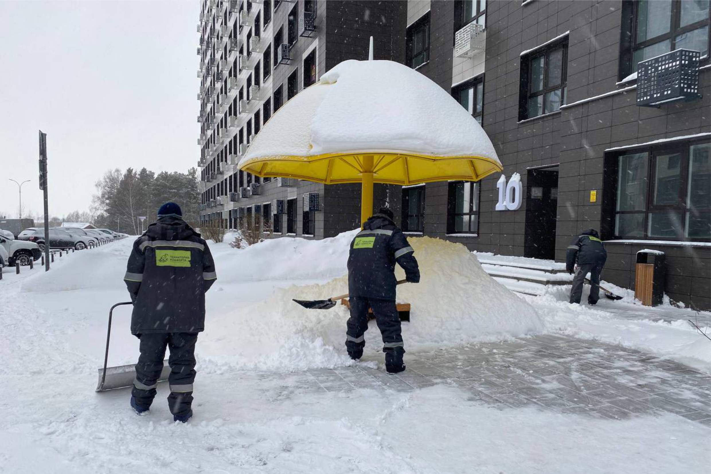 Результаты благоустройства в ЖК «Беседа» за январь 2022