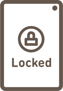 Ключ-карта и стикер для электронного замка