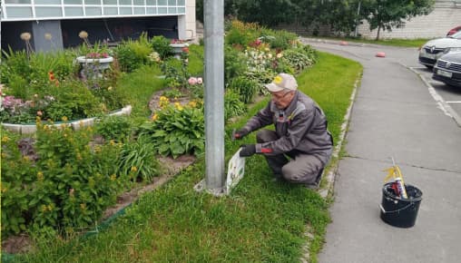 Результаты благоустройства в жилом доме «Отрадная, 48» за май 2025