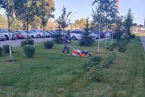 Работы по благоустройству территории в ЖК «Лето»
